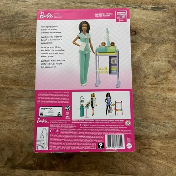 NEW Barbie Doll Baby Doctor Playset w/ 2 Babies - Picture 4 of 4